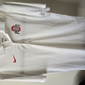 Nike White Polo Shirt Classic Style